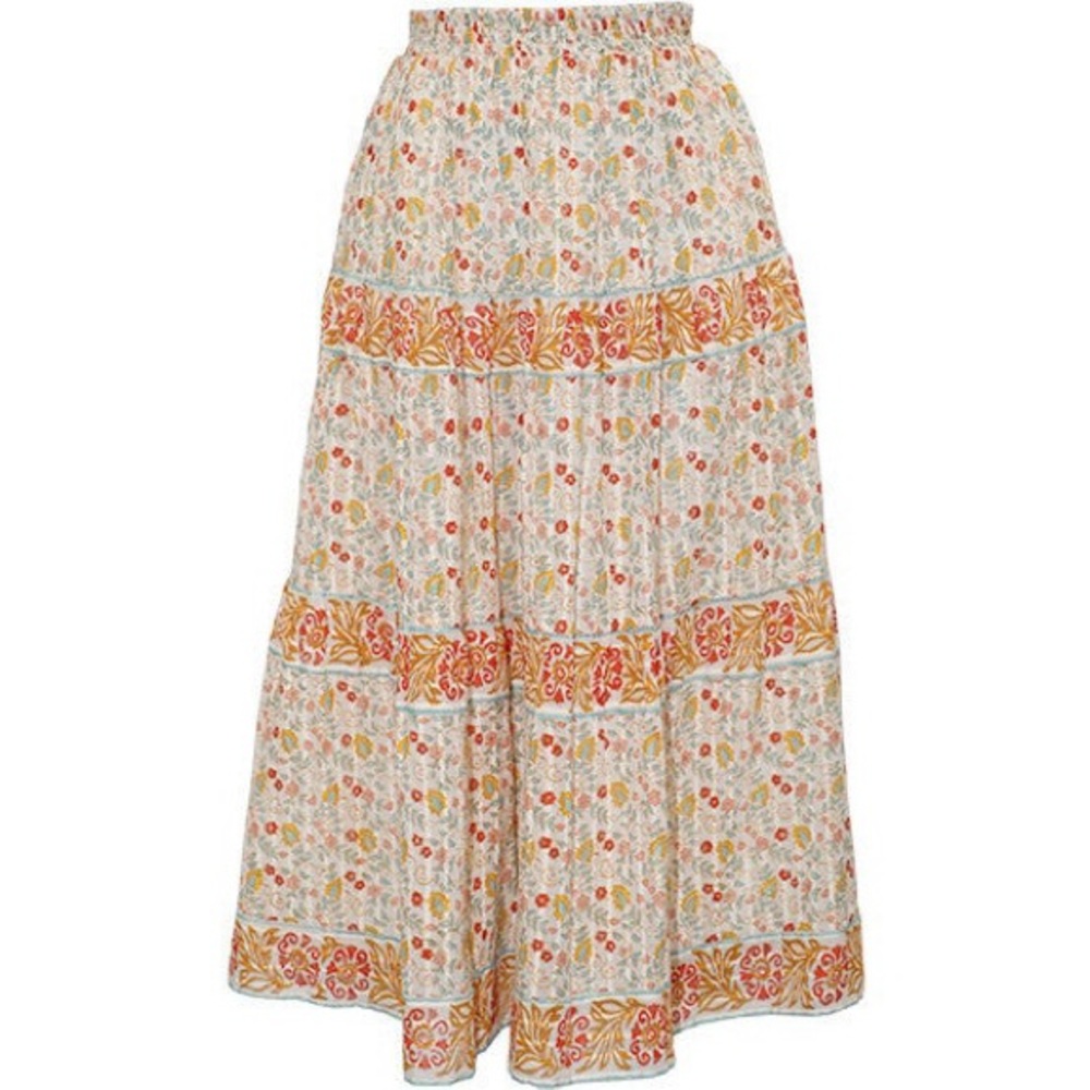 NWT Cleobella Rosa Midi Skirt Carnation